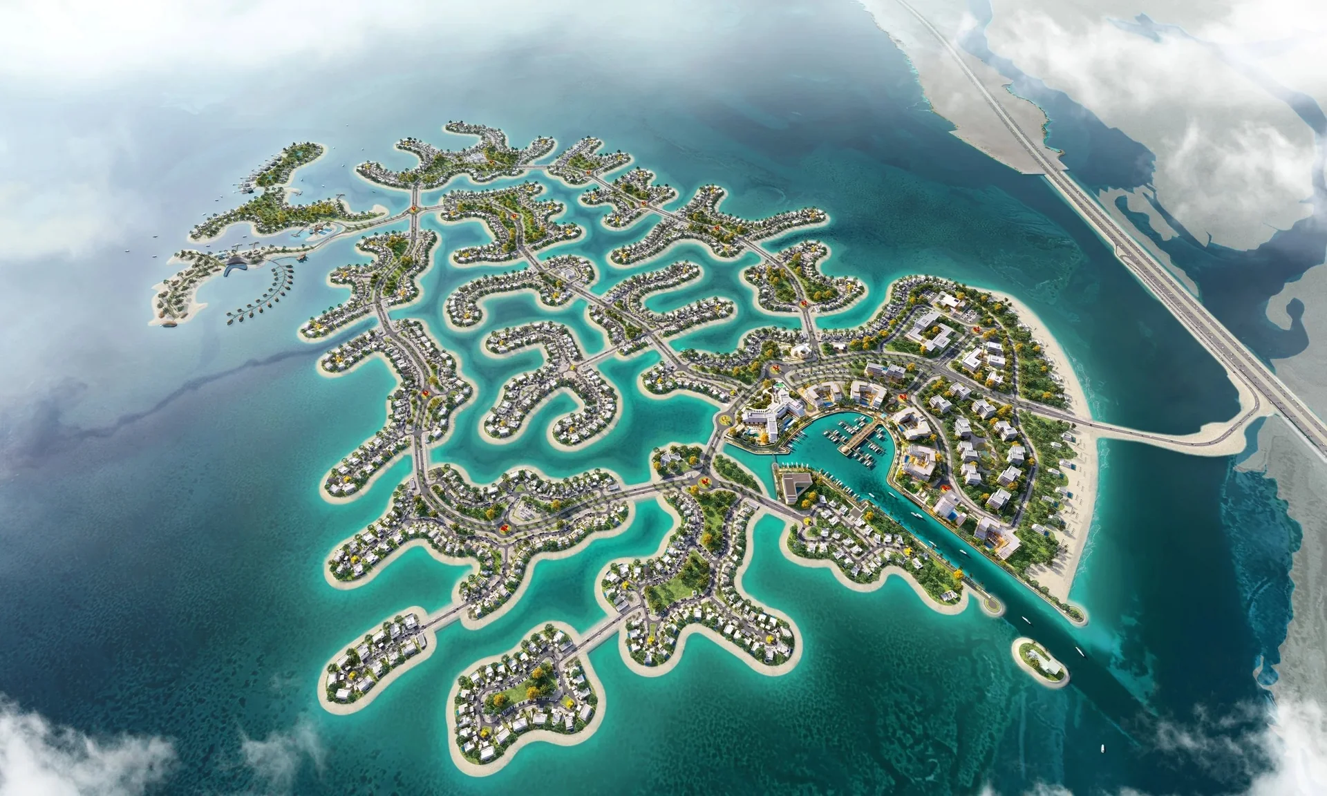 Waterfront Island Development — Concept Render