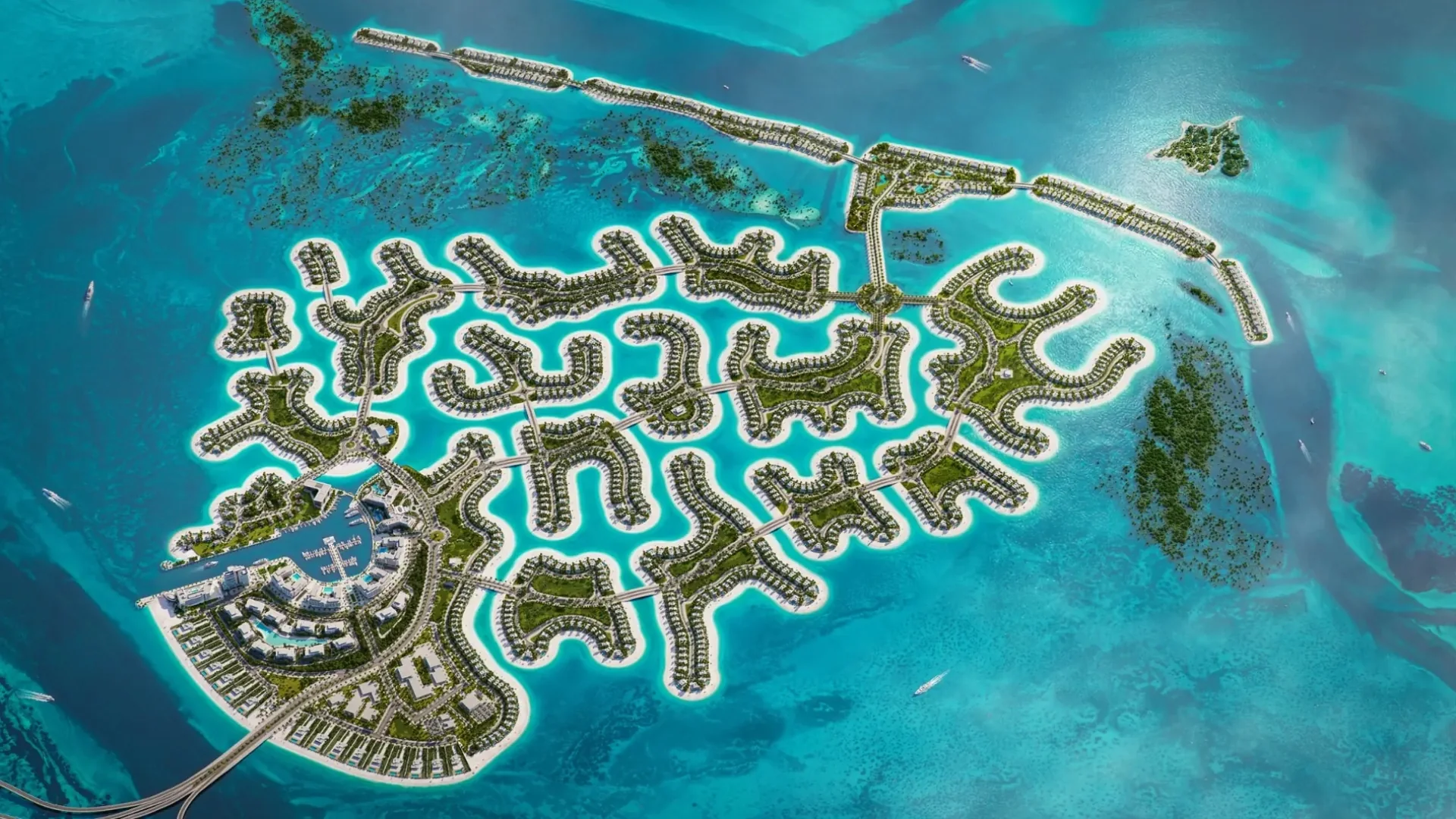 Luxury Island Development — Concept Render