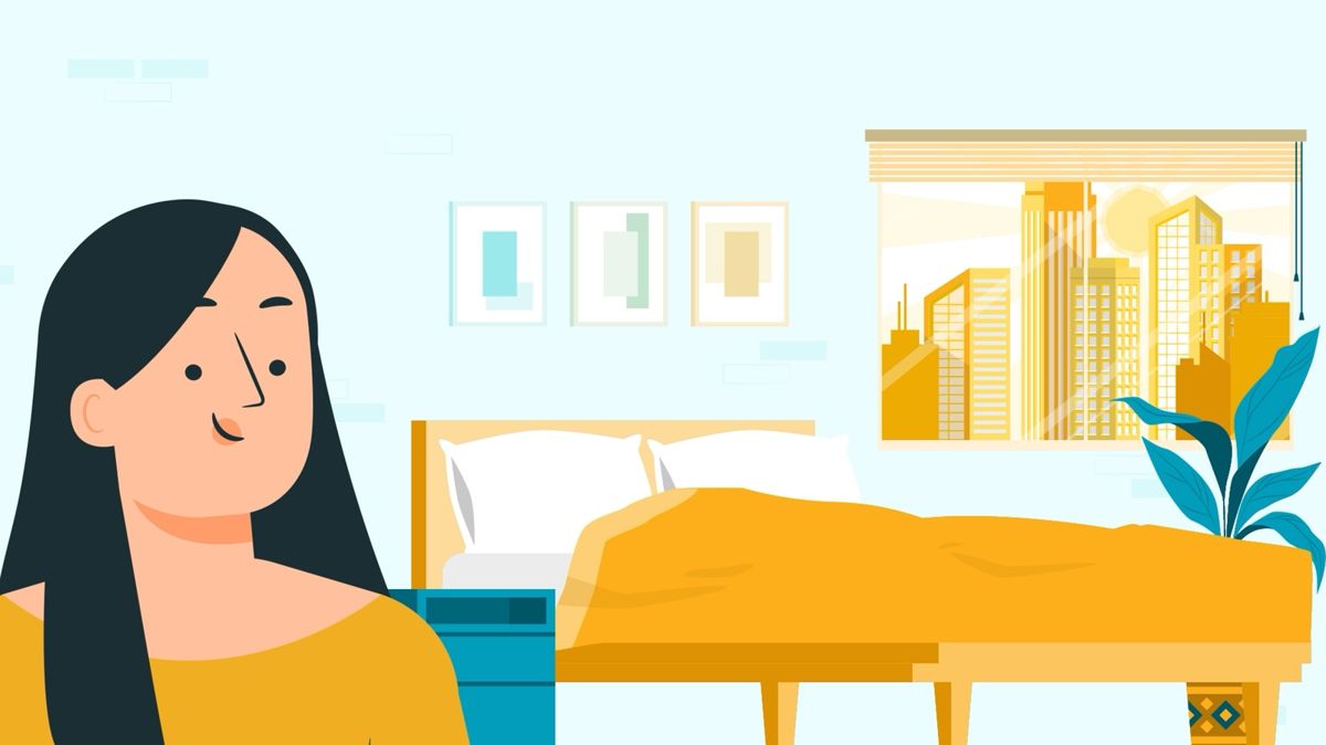 Character scene from the Sleep Health Action Plan animation