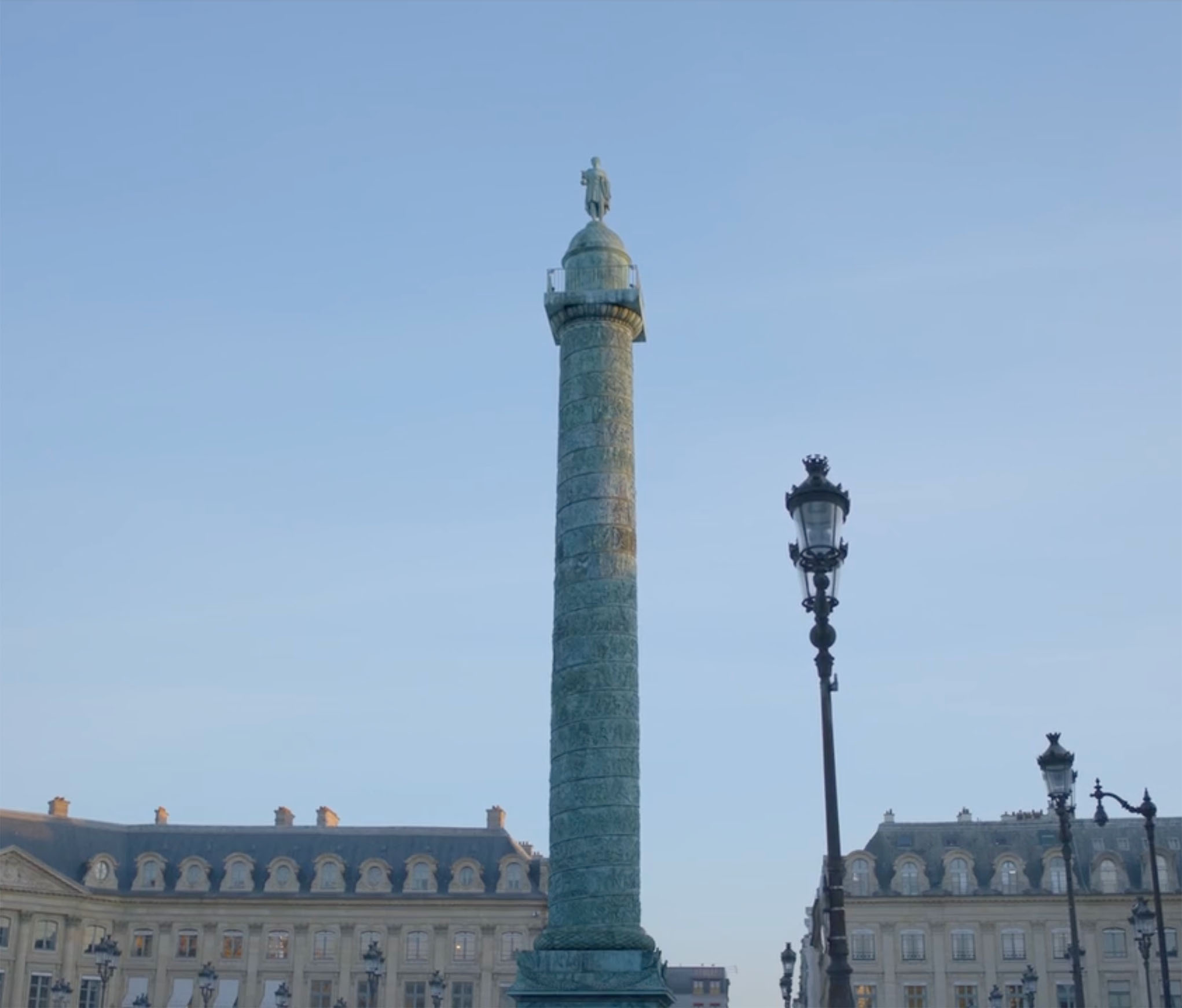 Chaumet tiaras on a blue wall, from Ballade n°12 at Vendôme