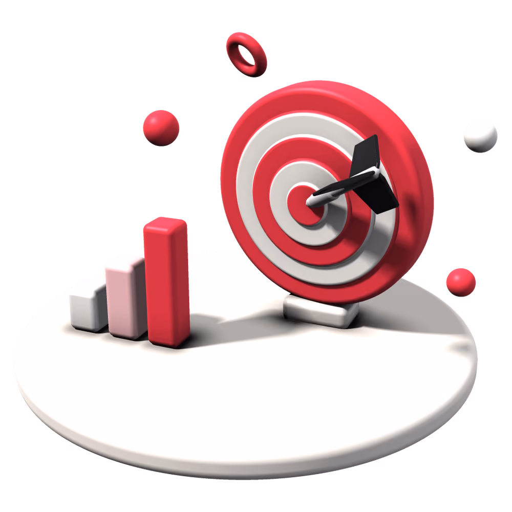 We agree on a lead goal before we design anything