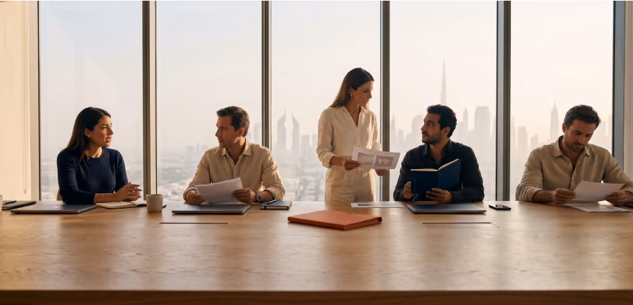 AlCaz Media strategy team collaborating