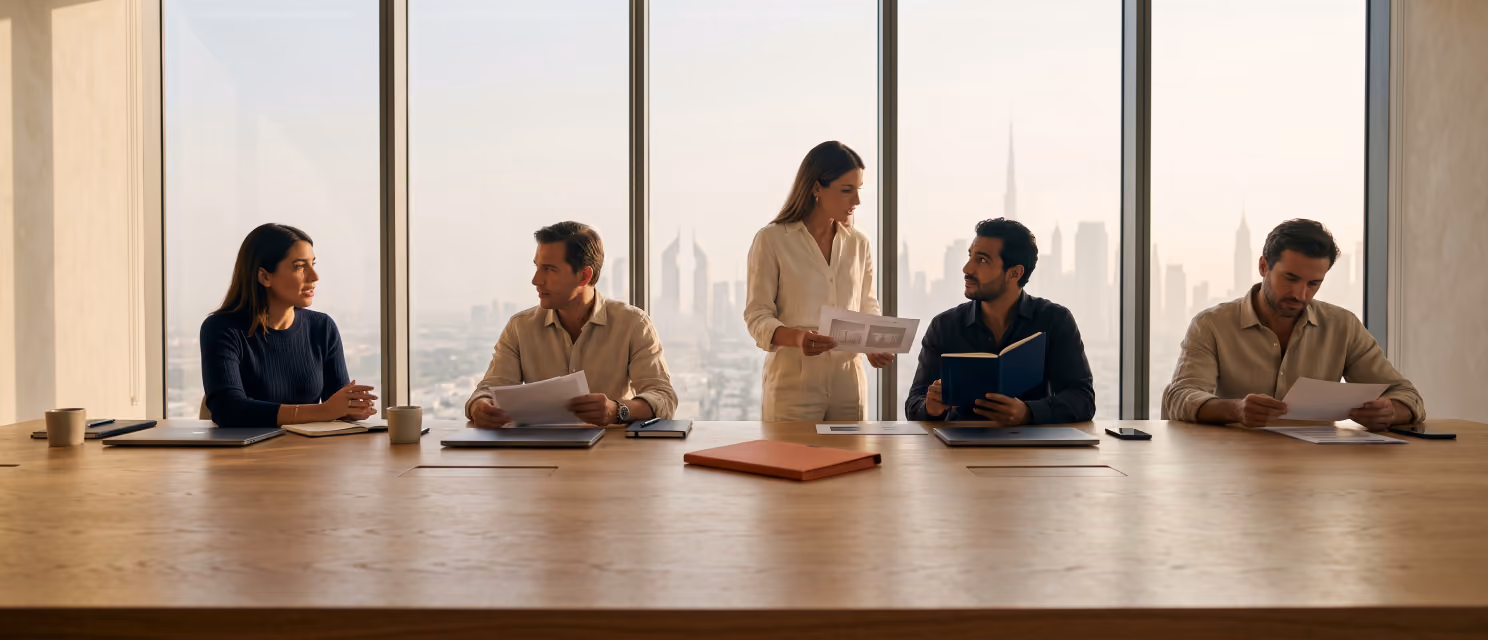 AlCaz Media strategy team collaborating