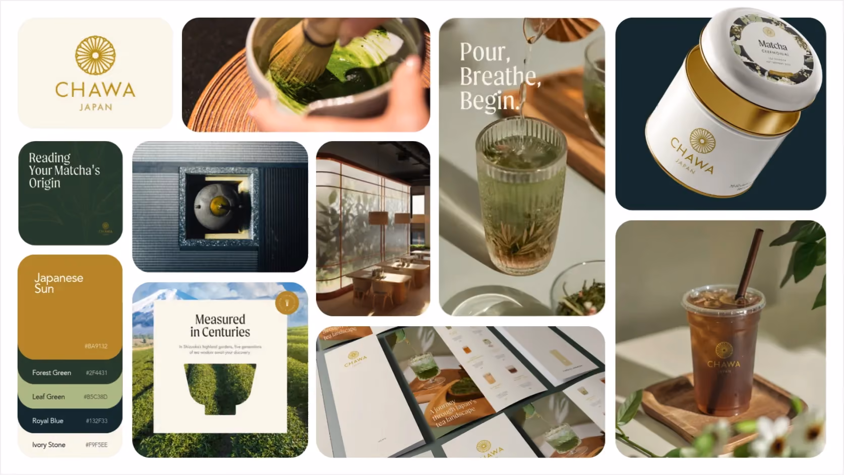 CHAWA brand identity and campaign