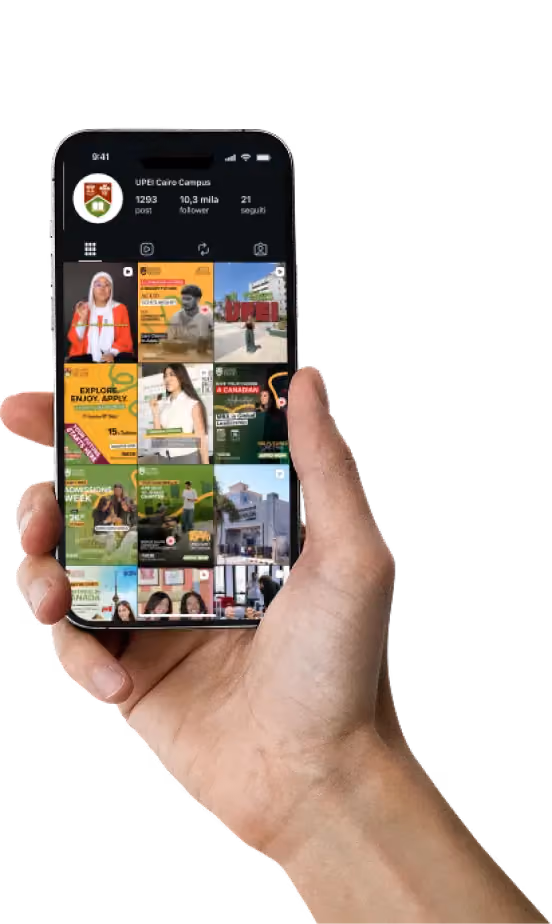 The 12-Week MBA campaign displayed on a phone