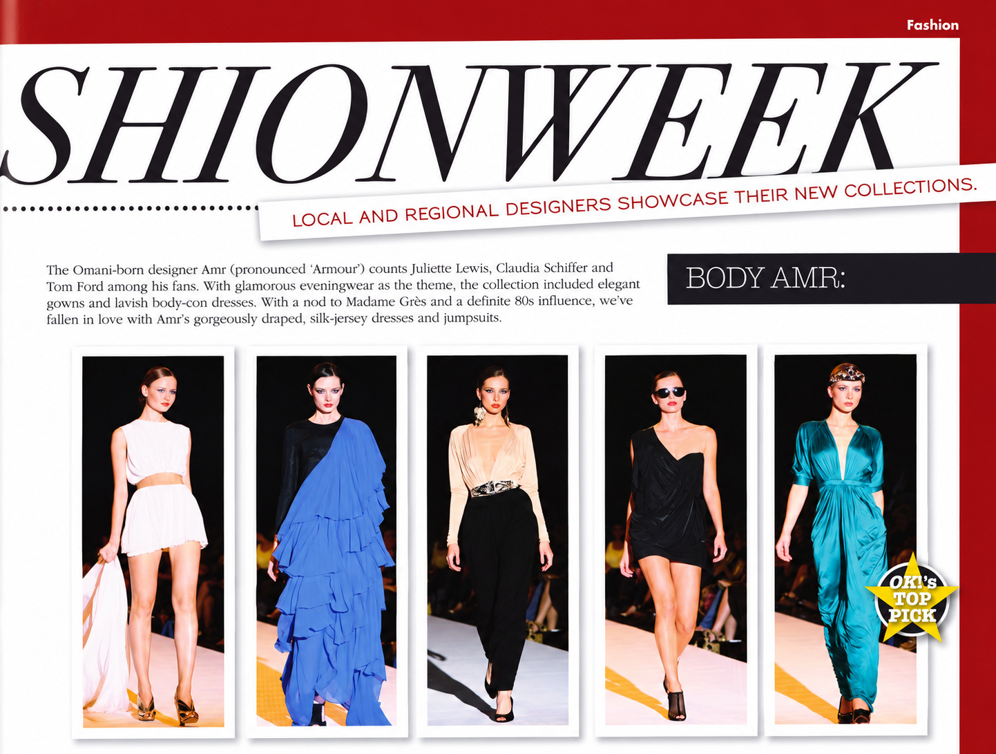 SHOWWEEK — BODYAMR