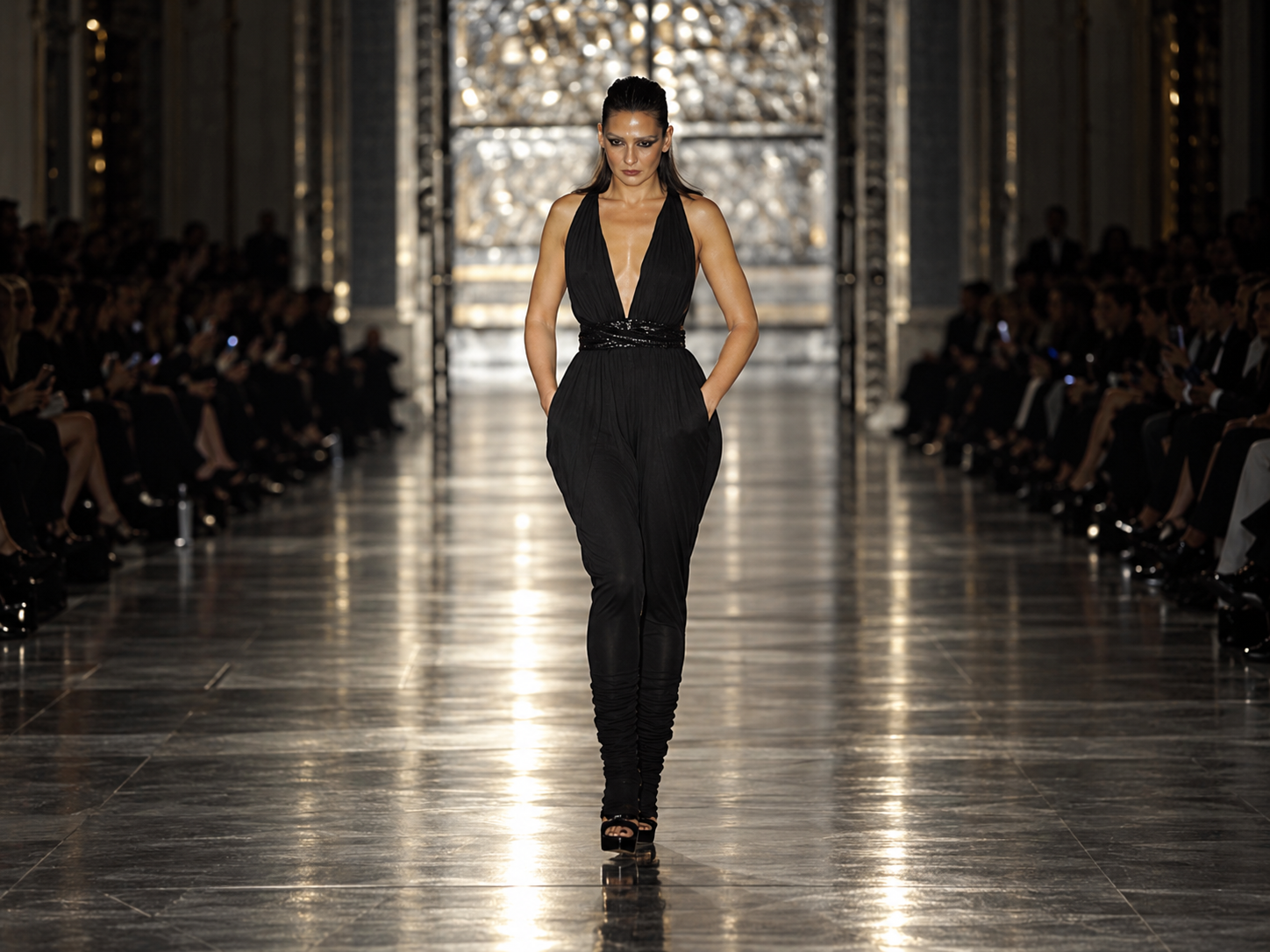 BODYAMR Collection 2013 — Black evening jumpsuit