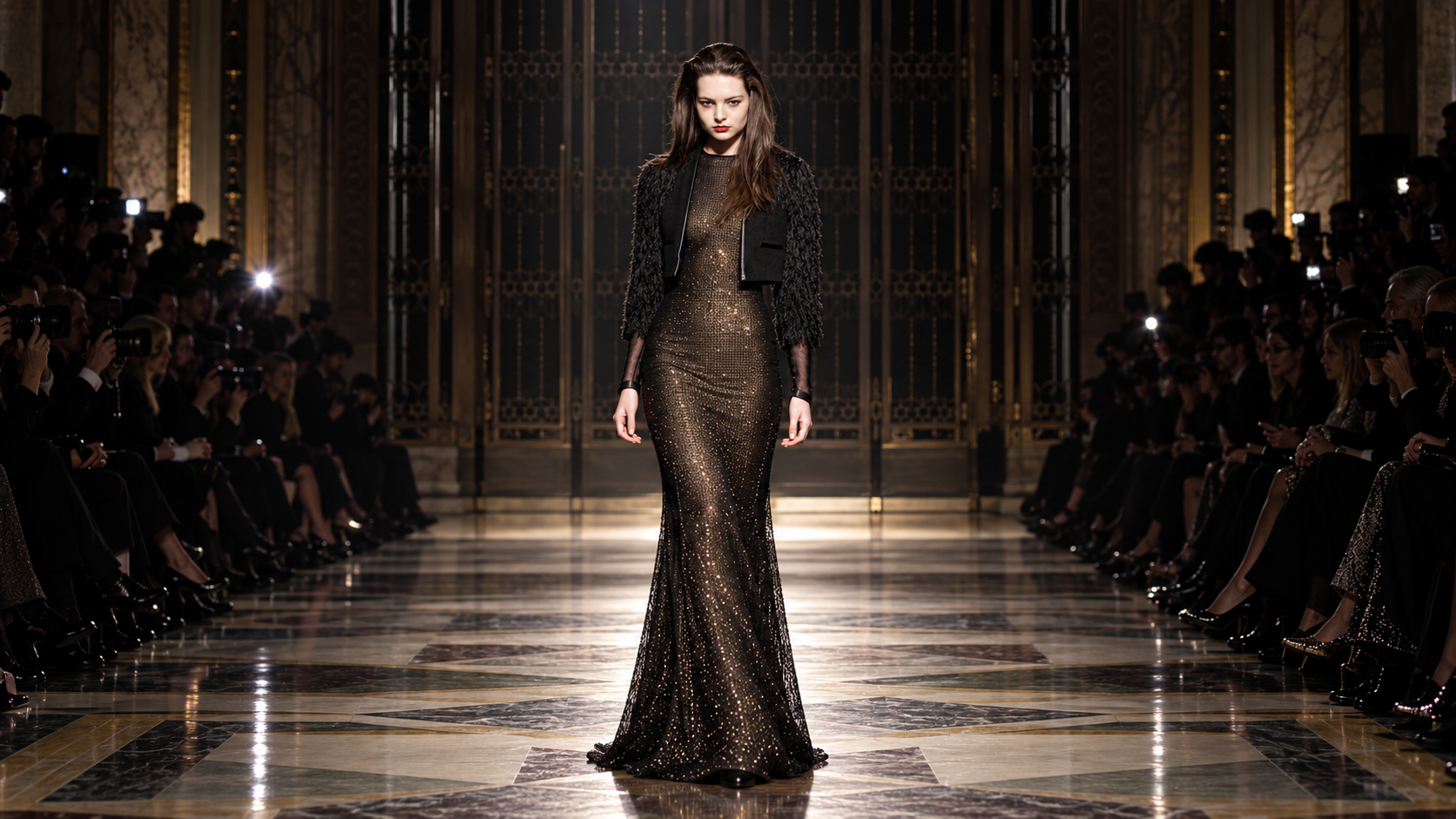 BODYAMR Collection 2013 — Bronze evening gown