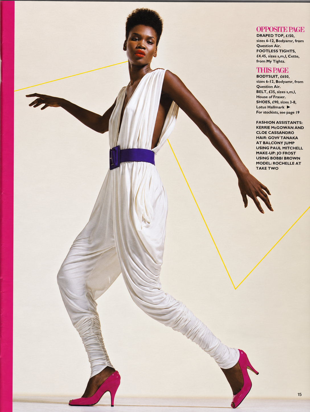Rochelle in BODYAMR — refined magazine page