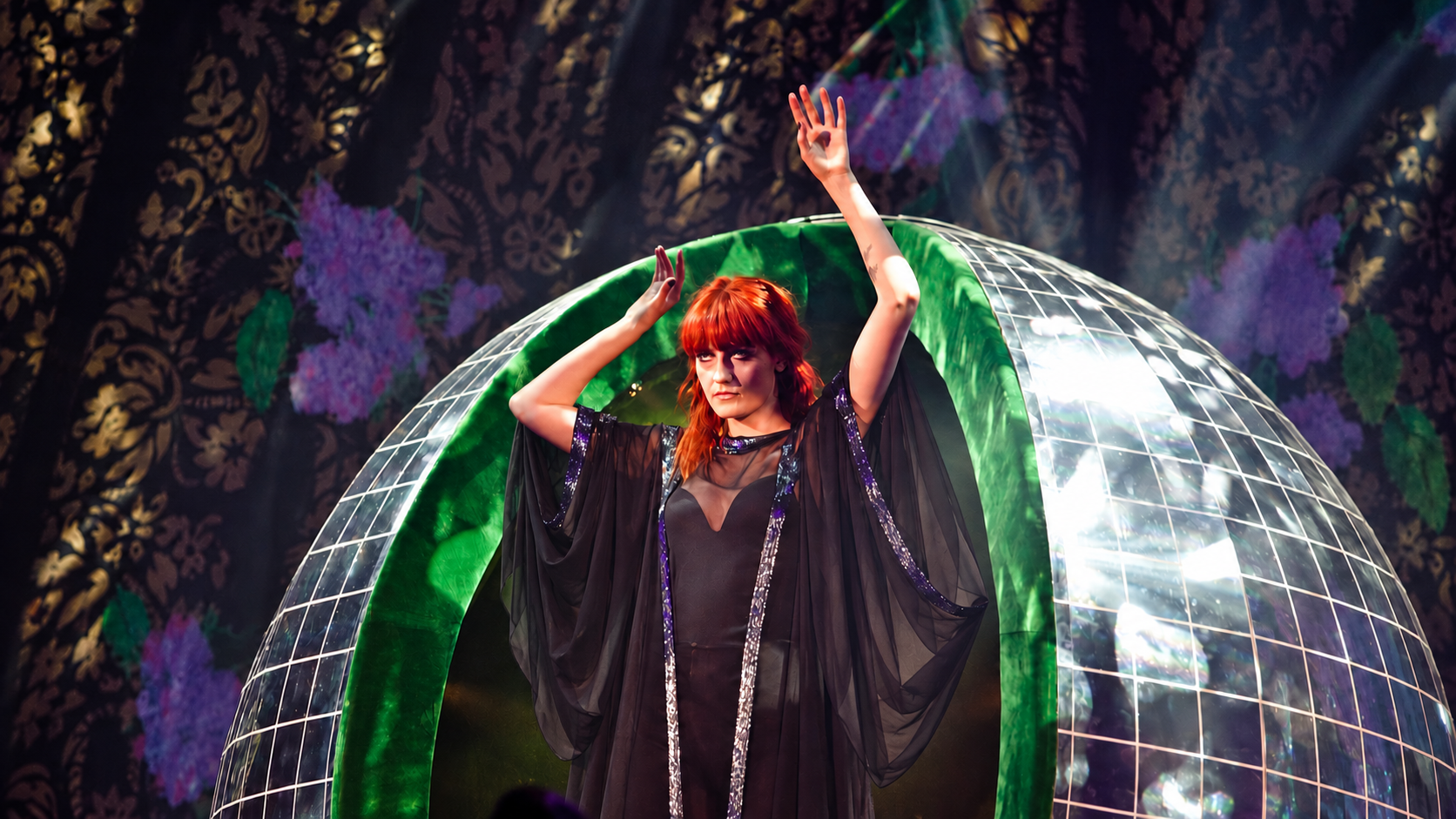 Florence Welch — Florence + The Machine in BODYAMR batwing chiffon