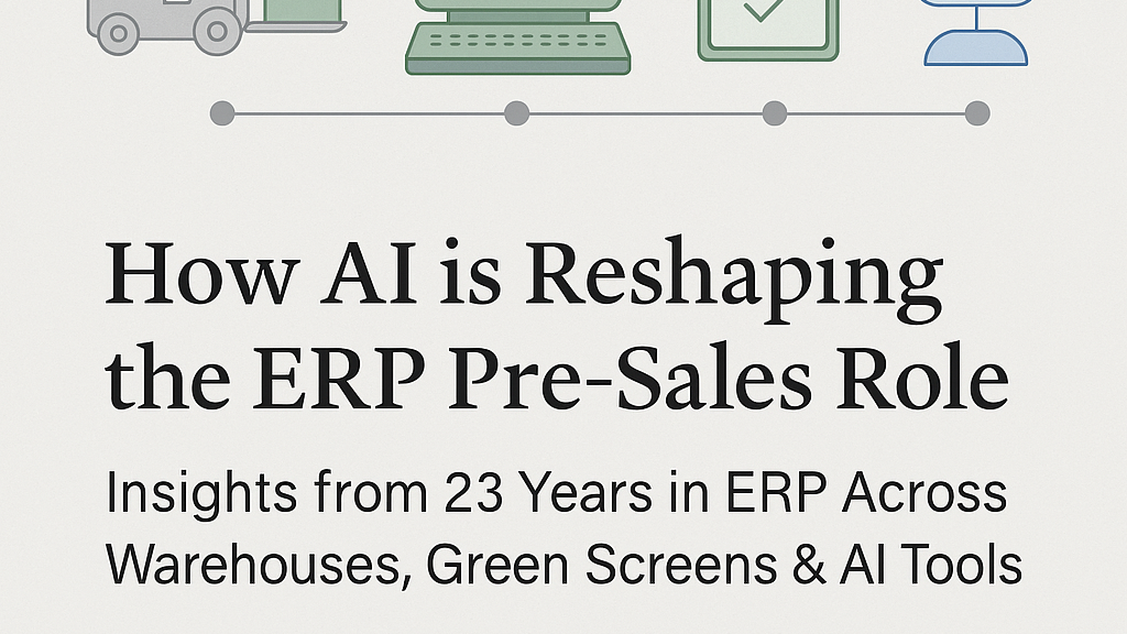 How AI is Reshaping the ERP Pre-Sales Role