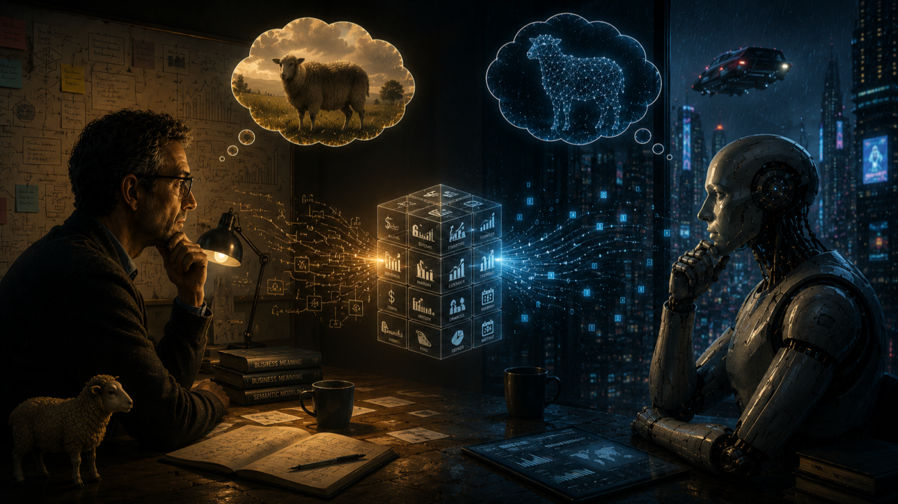 For twenty years BI consultants have been encoding business meaning into semantic models so humans could understand data. But what about the Androids?