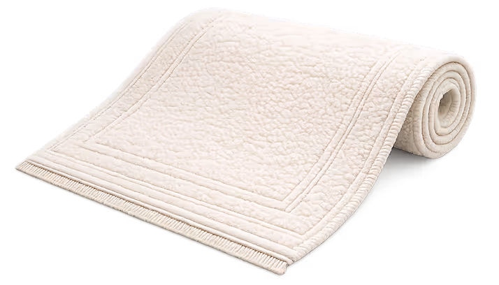 Tapis de salon nettoyé à domicile
