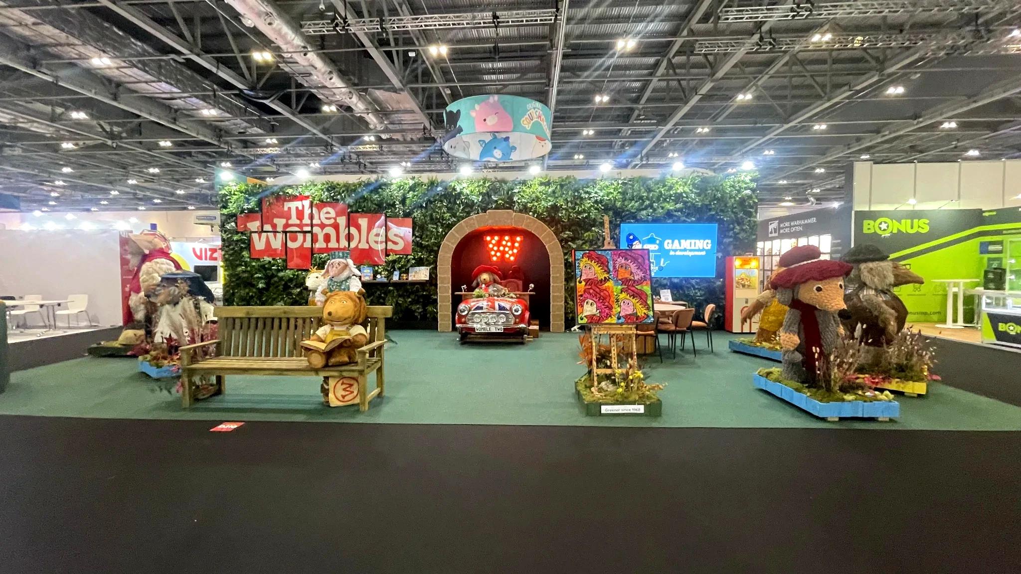 Front elevation of Wombles living wall