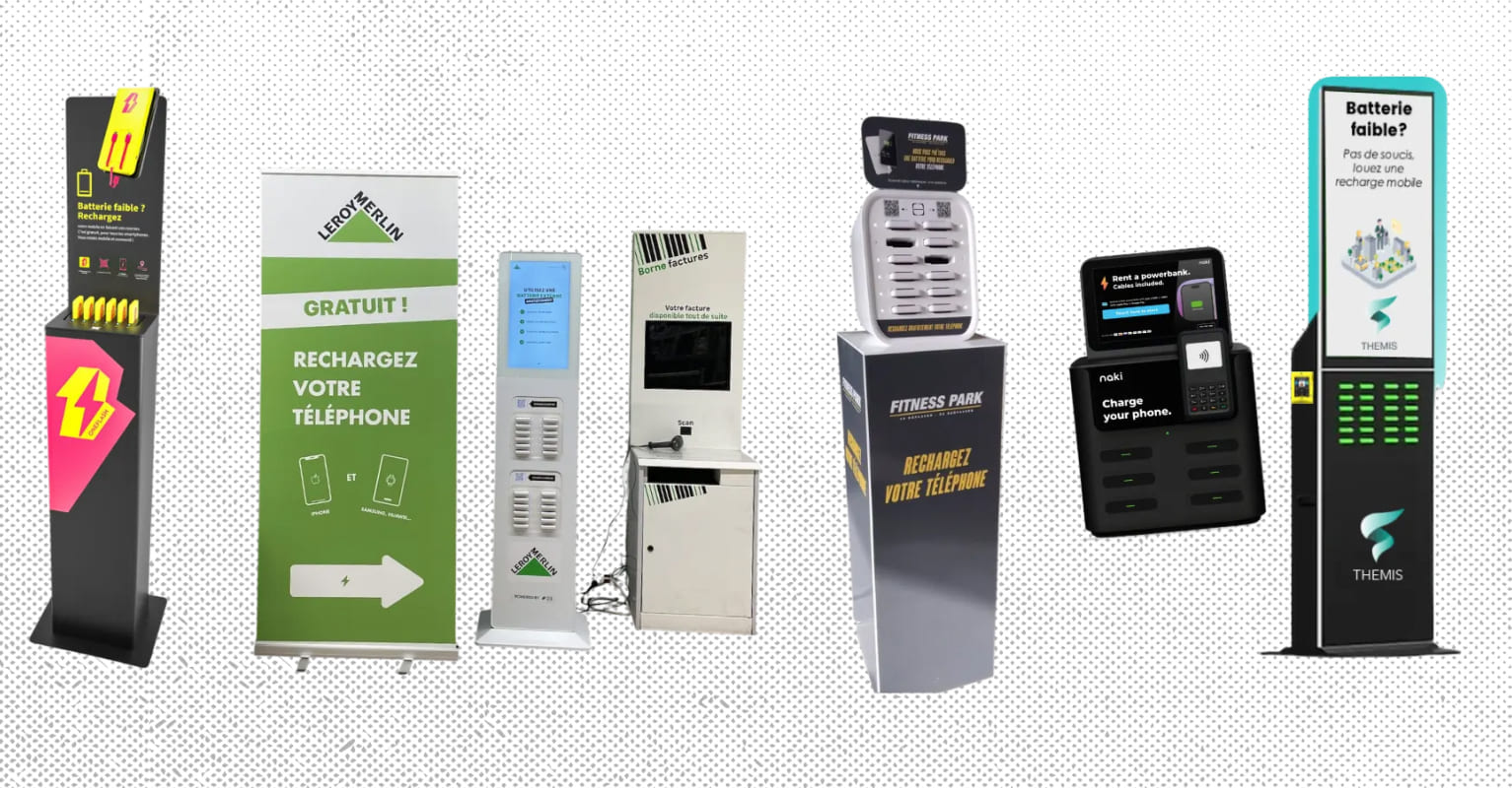 Different charging stations