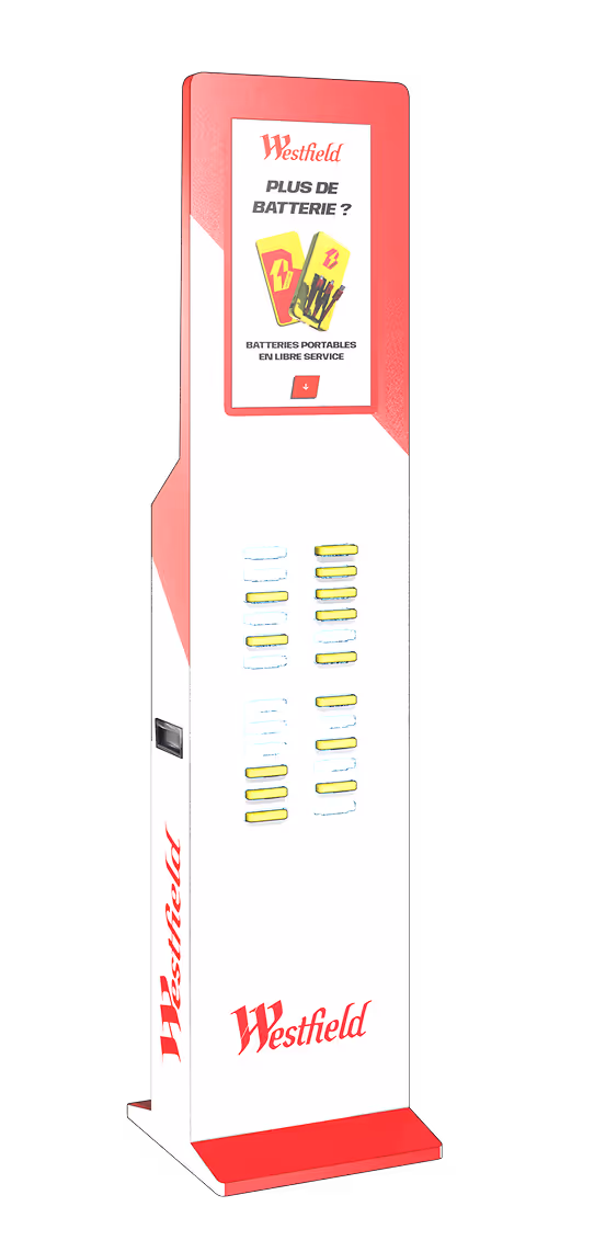 Customised OneFlash station for Westfield