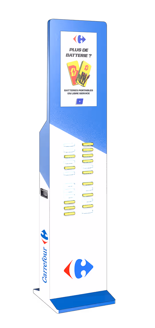 Customised OneFlash station for Carrefour