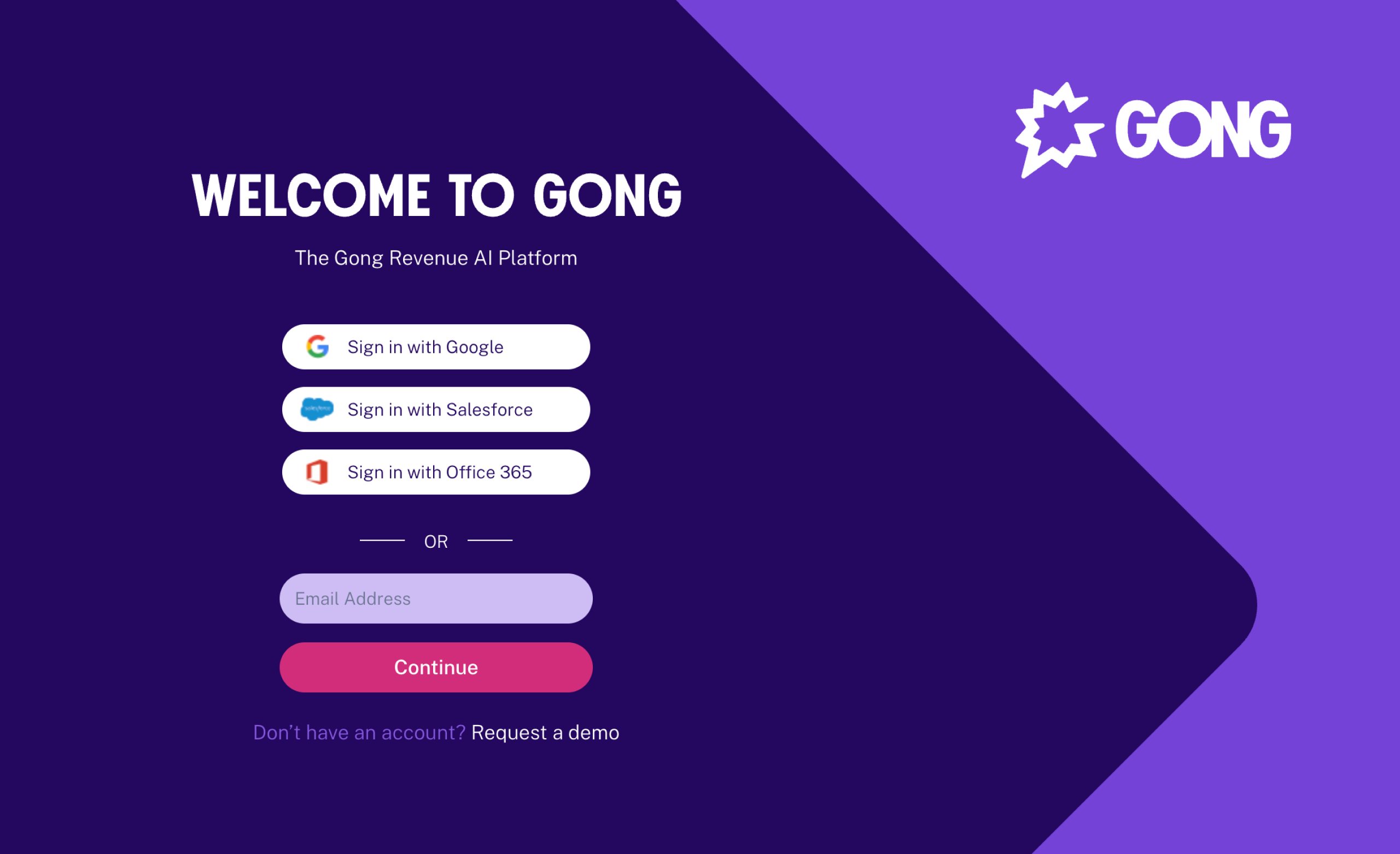 Sign in to your Gong account and follow the steps to connect Symbe.