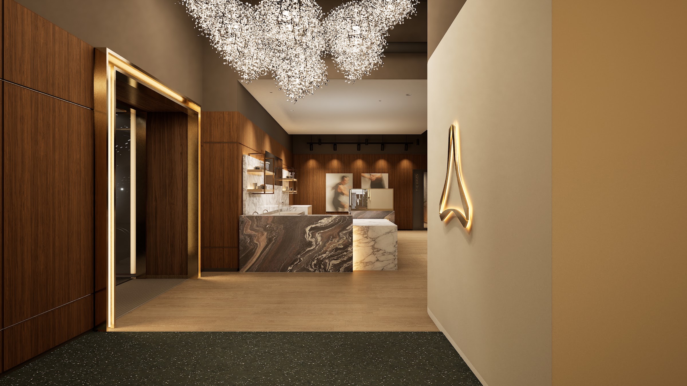 The AVANT entrance at 1 Bloor Street East, Yorkville