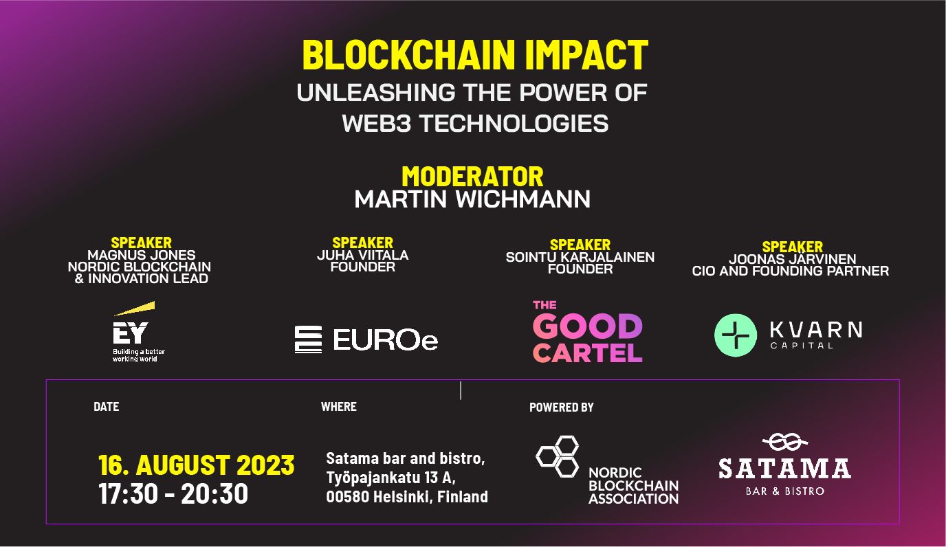 Blockchain Impact: Unleashing the Power of Web3 Technologies — Helsinki, 2023
