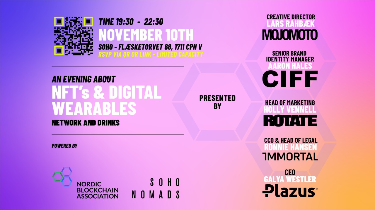 NFT's & Digital Wearables — Copenhagen, 2022