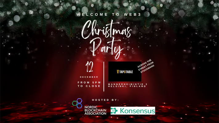 Web3 Xmas Party — Helsinki, 2025