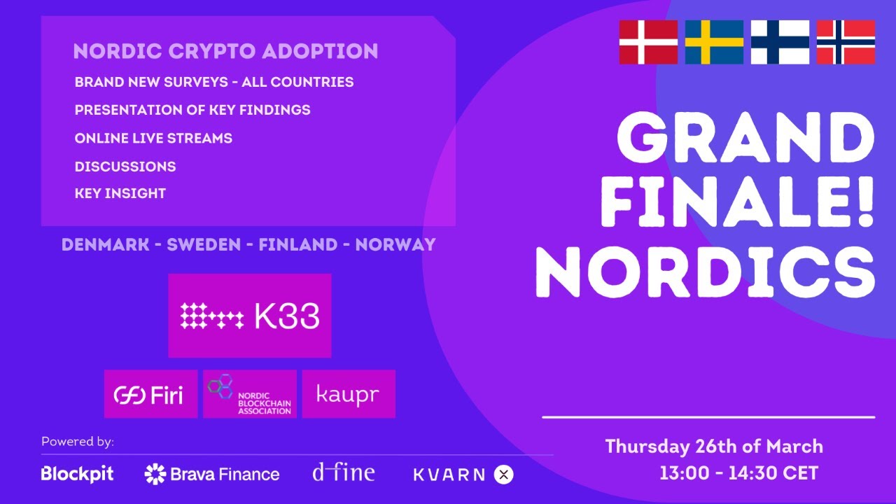 Nordic Crypto Adoption - NORDICS 2026 Live
