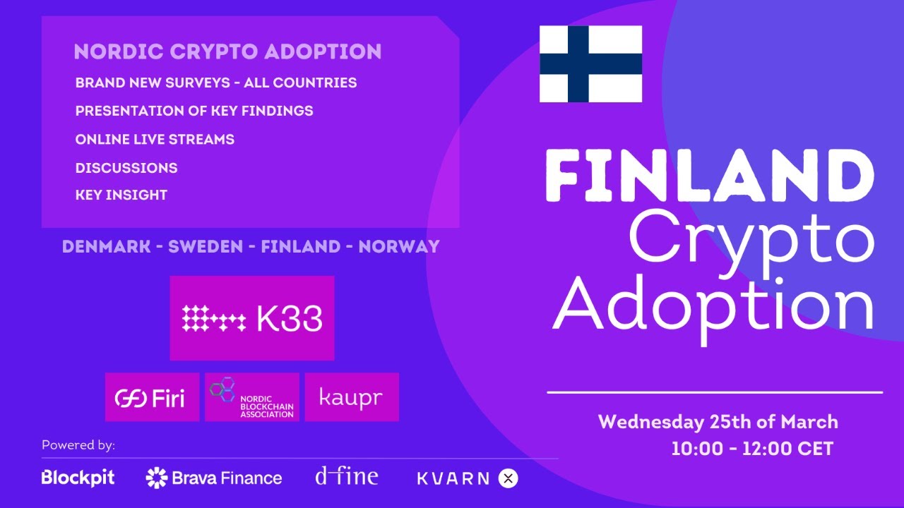 Nordic Crypto Adoption - FINLAND 2026 Live