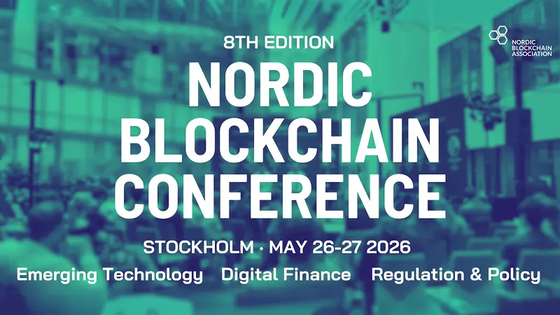 8th Nordic Blockchain Conference 2026 — Stockholm