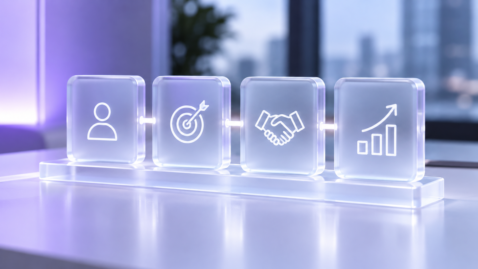 Connected sales journey from contact to opportunity, relationship, and growth