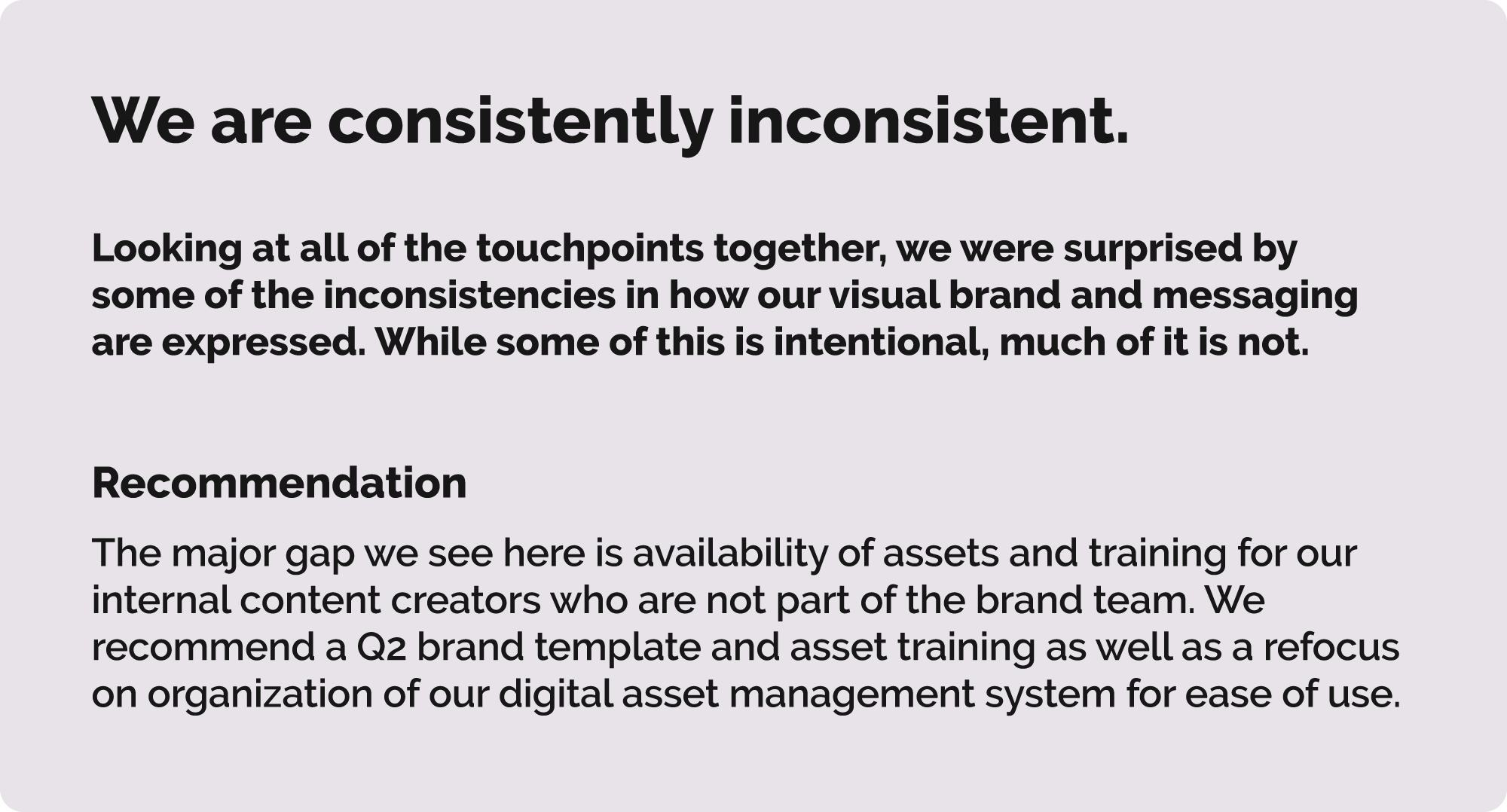 Brand Insight Overview