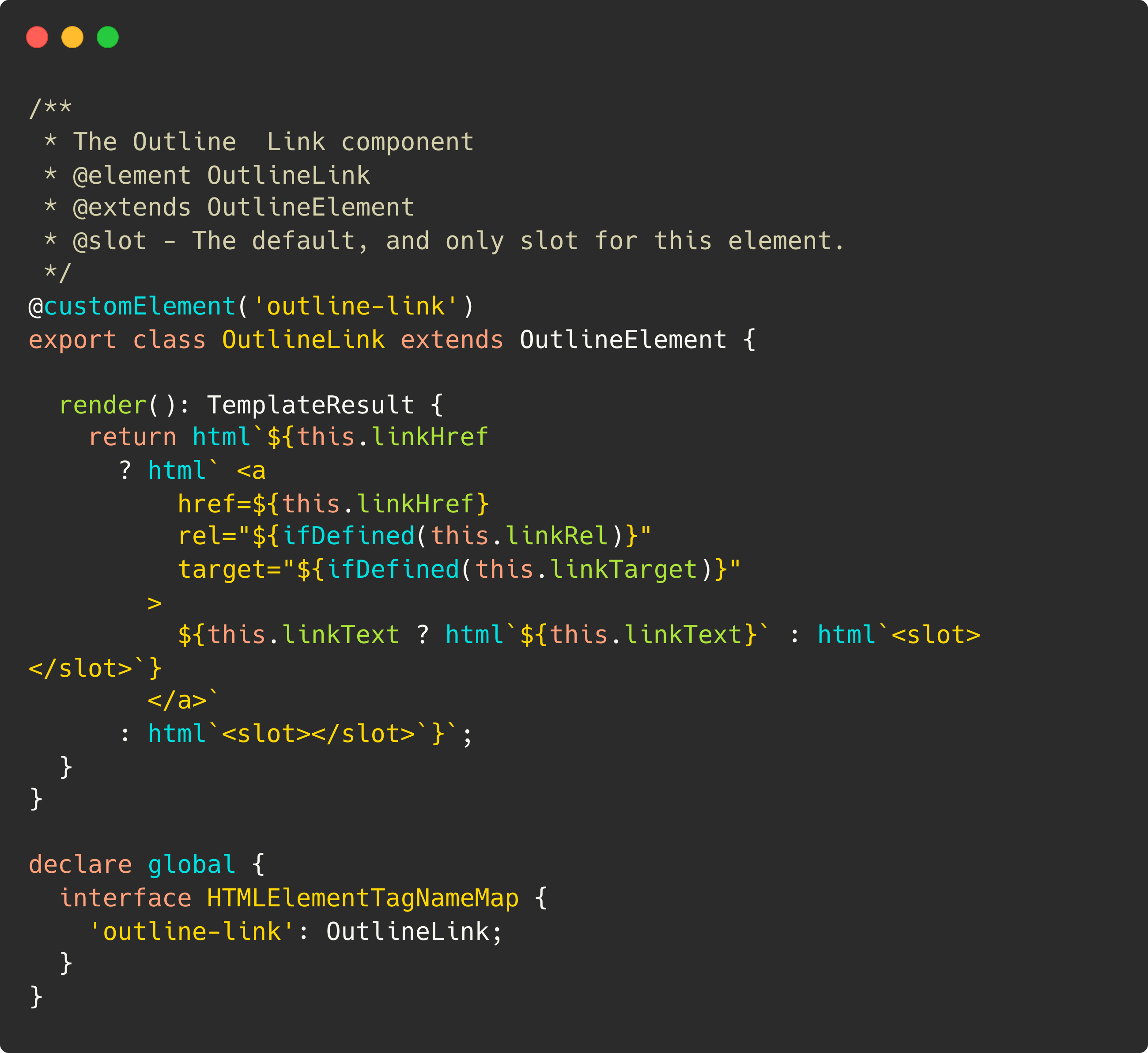 Code on a black screen