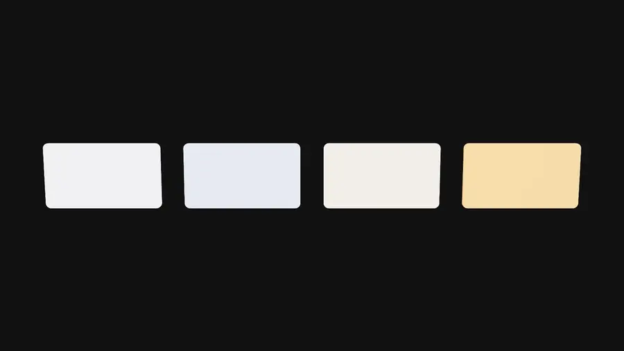 Four cards in a row; one leaves and the other three glide together to close the gap