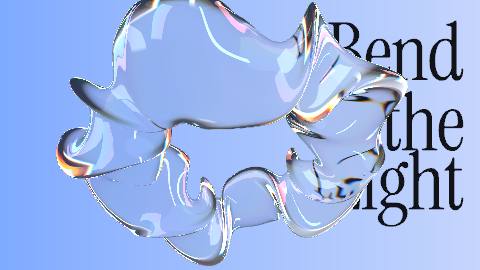 The Drift liquid glass template