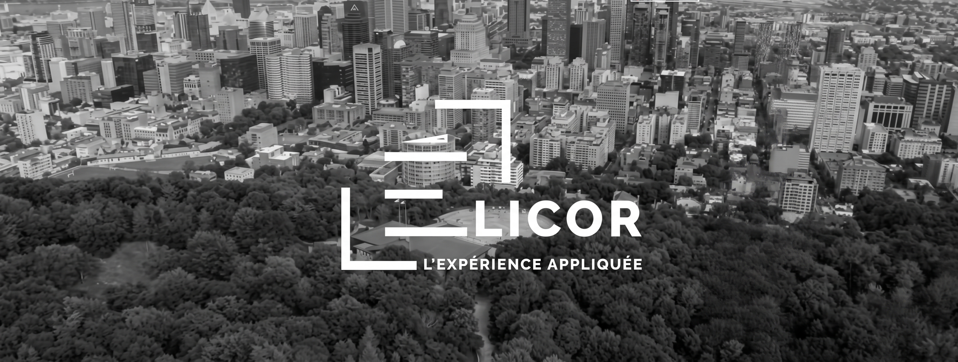 Élicor, l'expérience appliquée - vue aérienne de Montréal