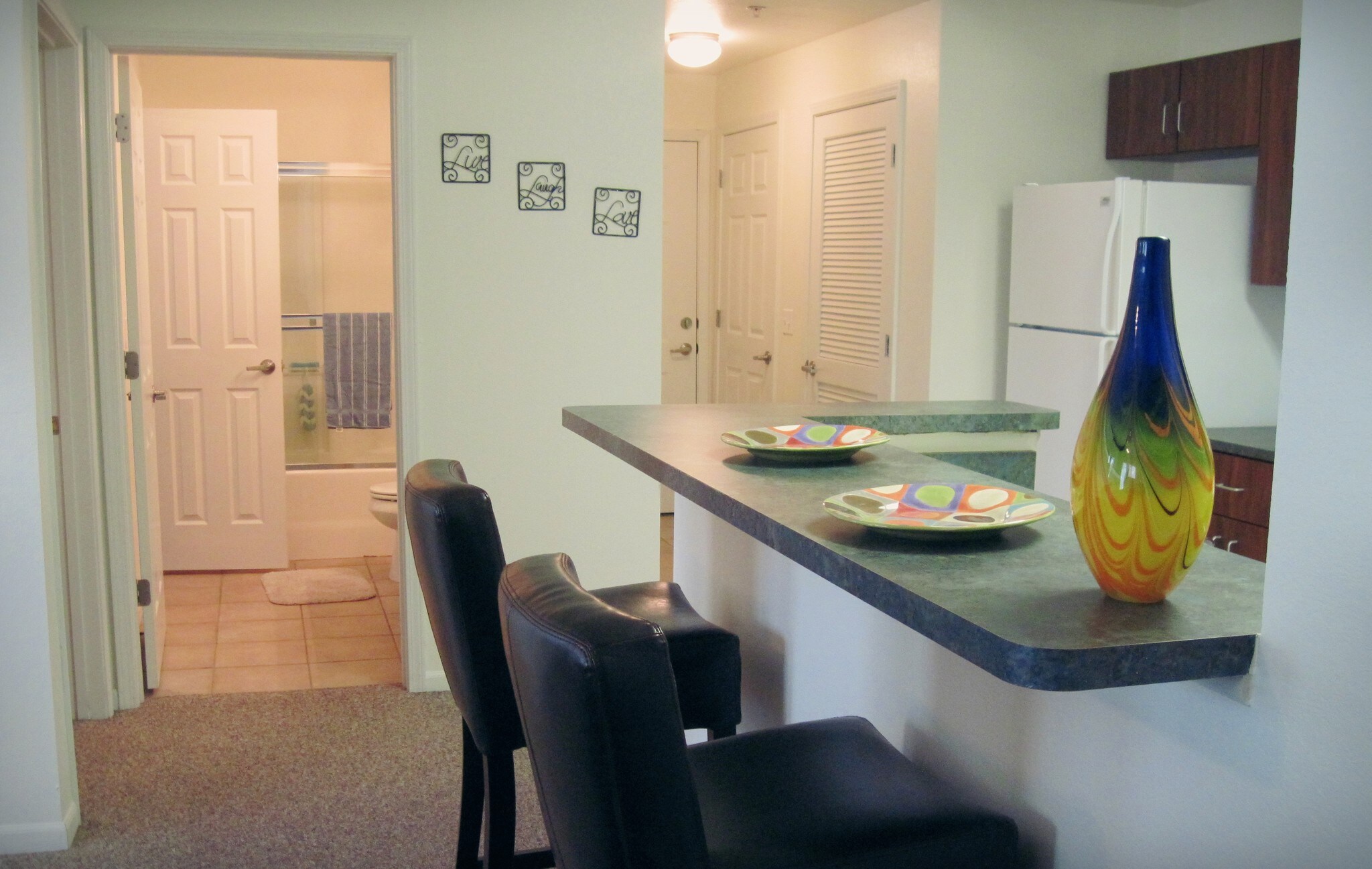 Bar area off kitchen