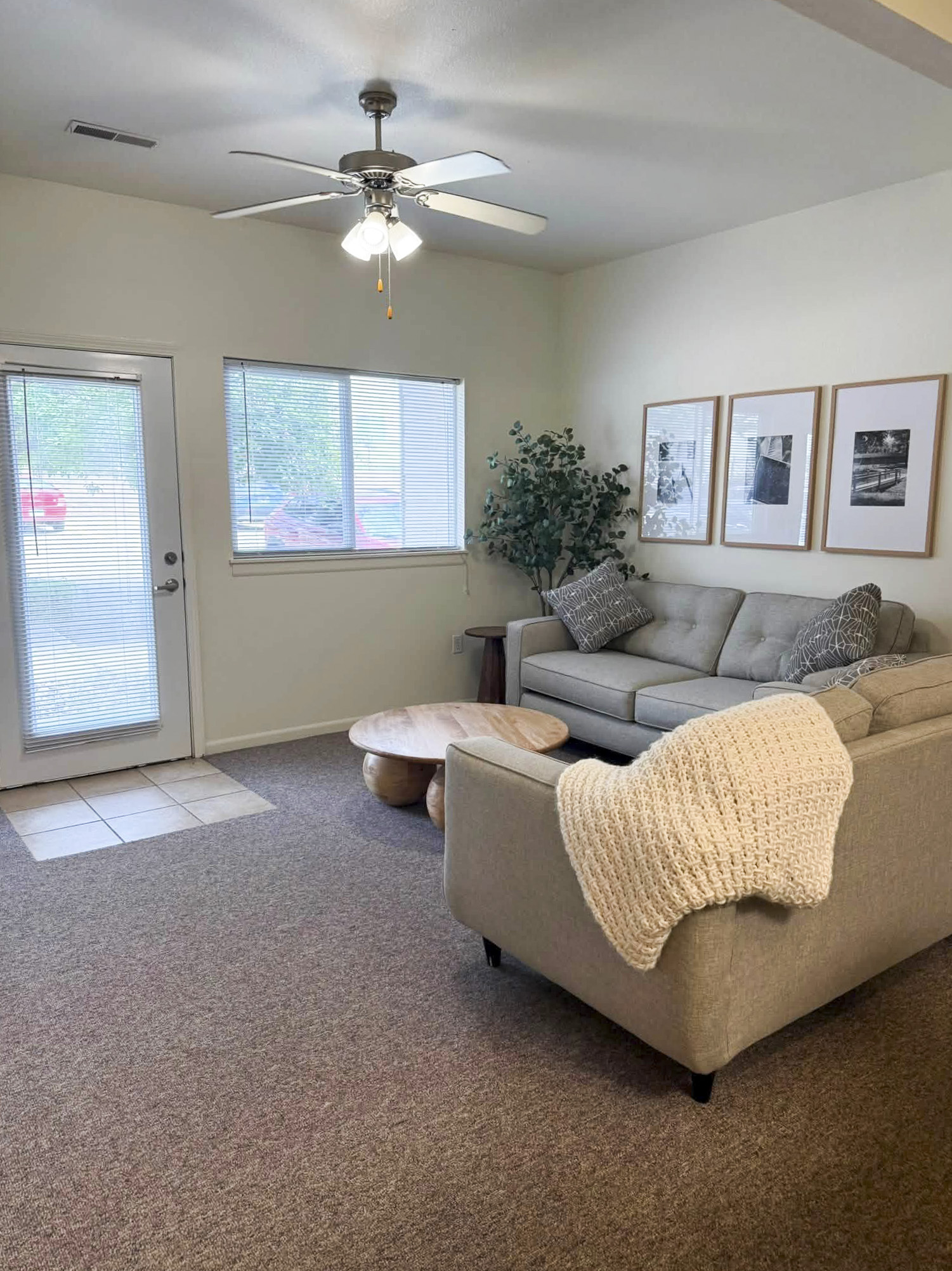 Furnished living area