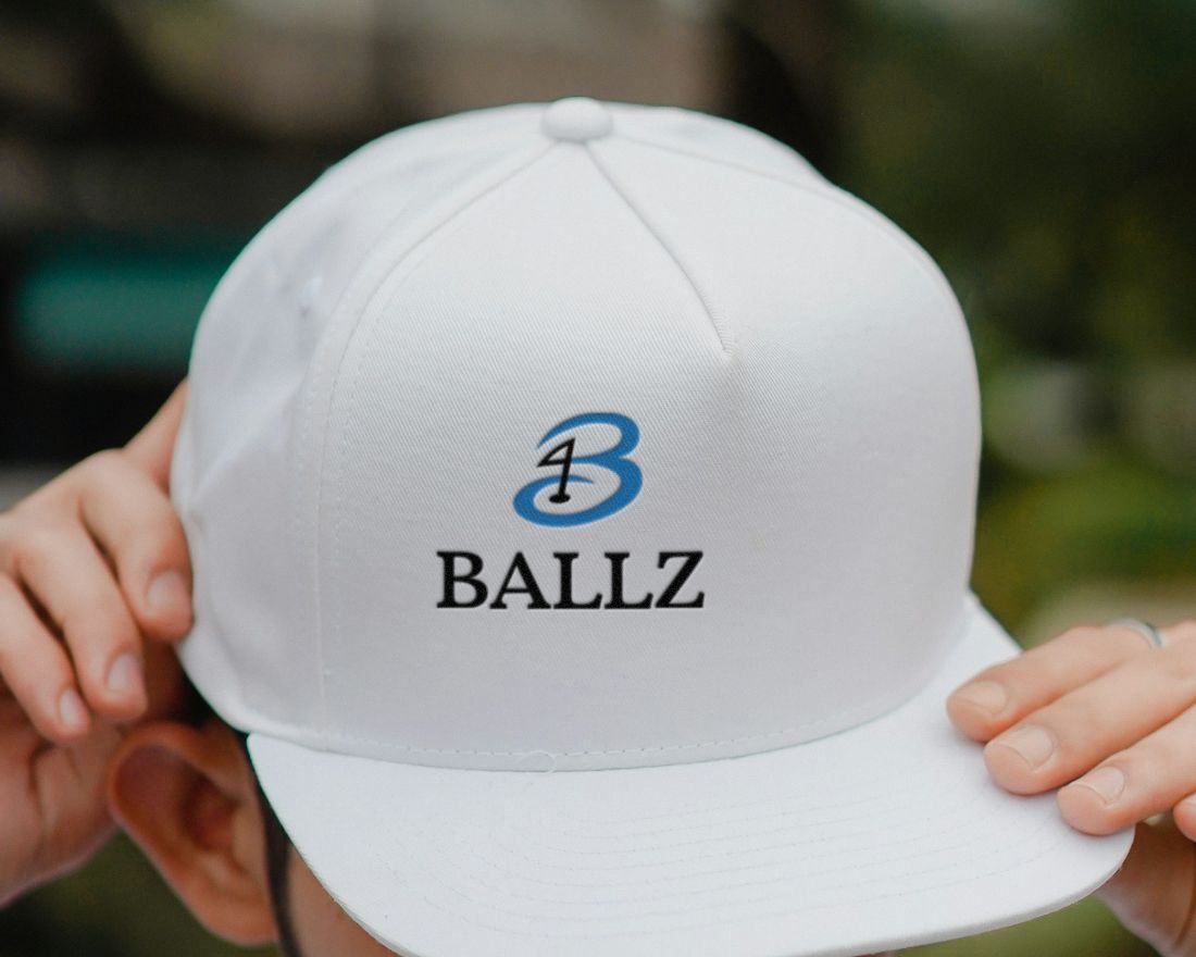 Ballz logo and emblem · golf