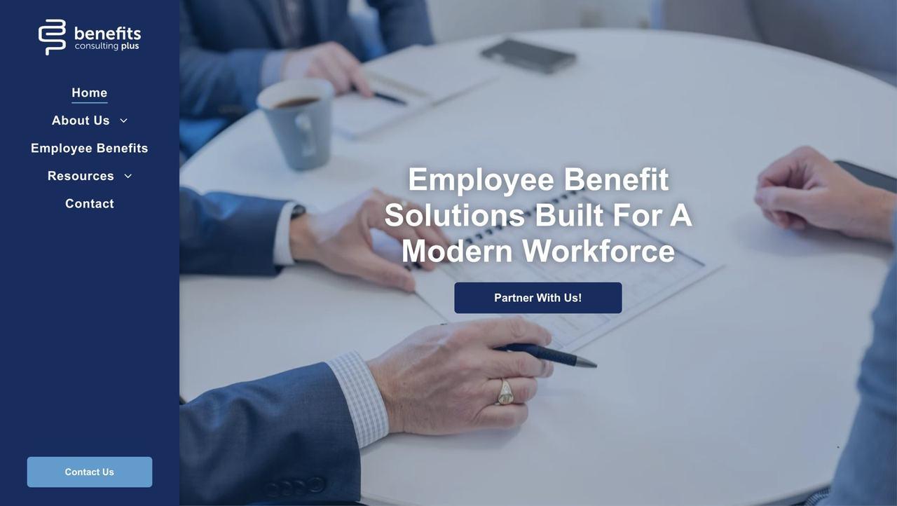 Benefits Consulting Plus website