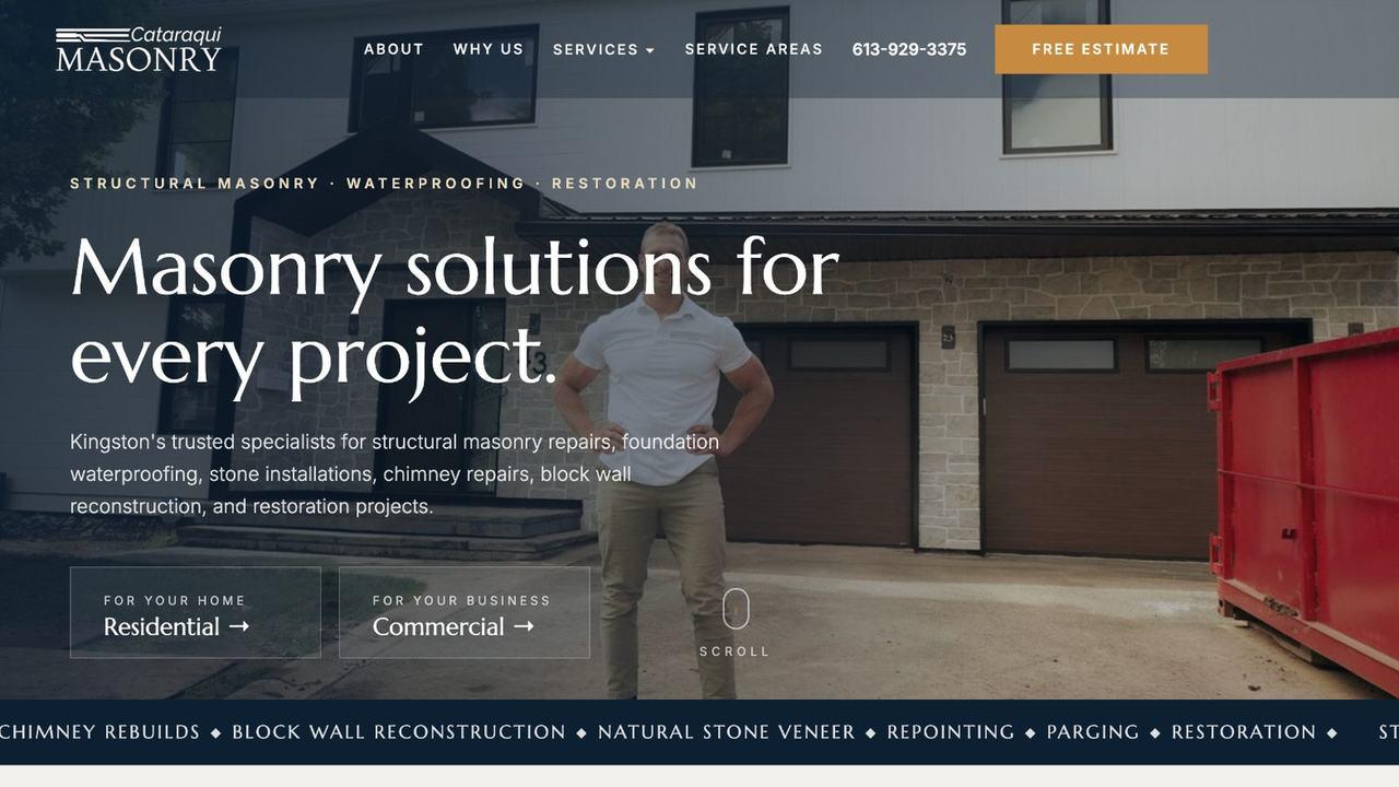 Cataraqui Masonry website