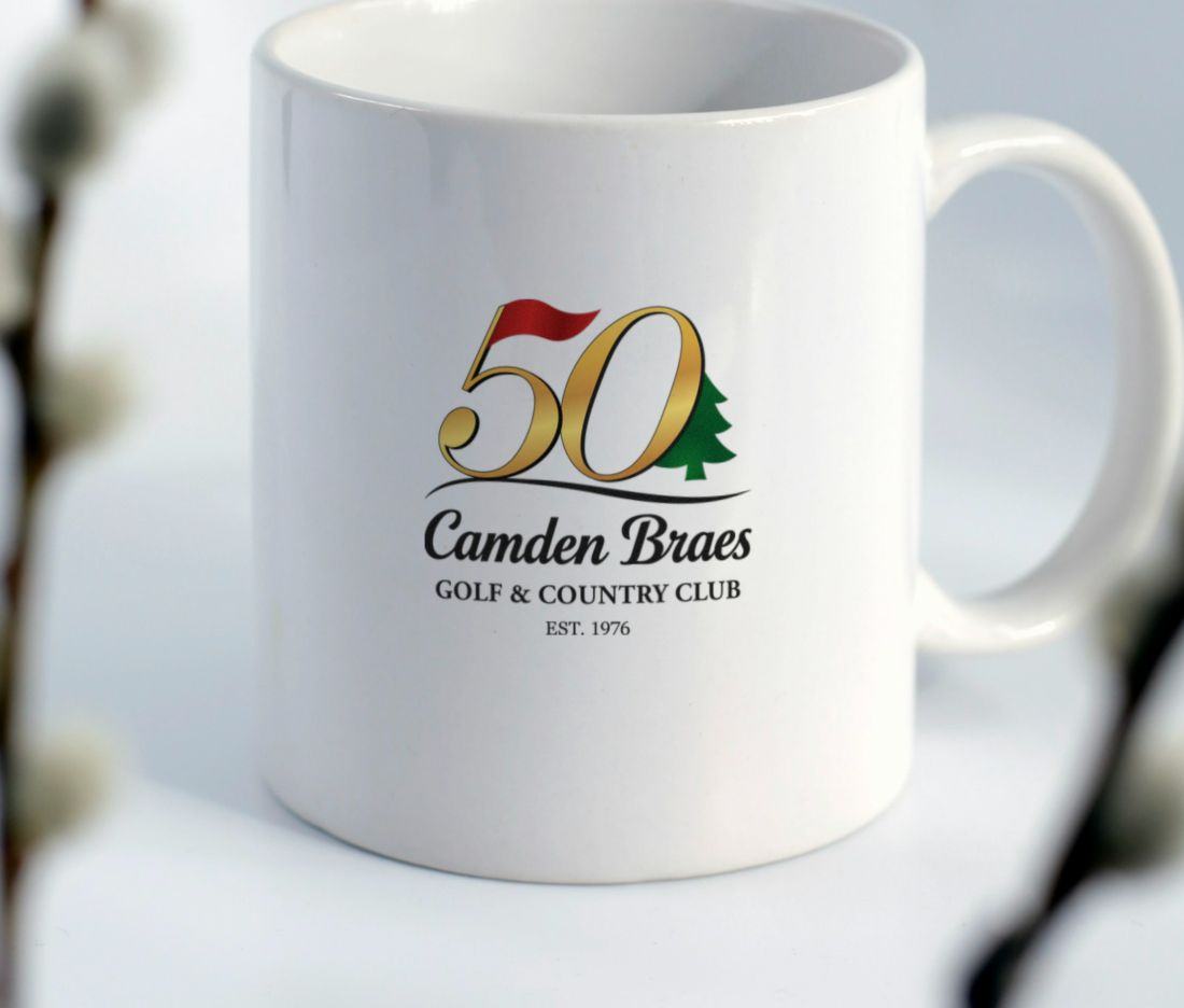Camden Braes 50th Anniversary anniversary mark · golf