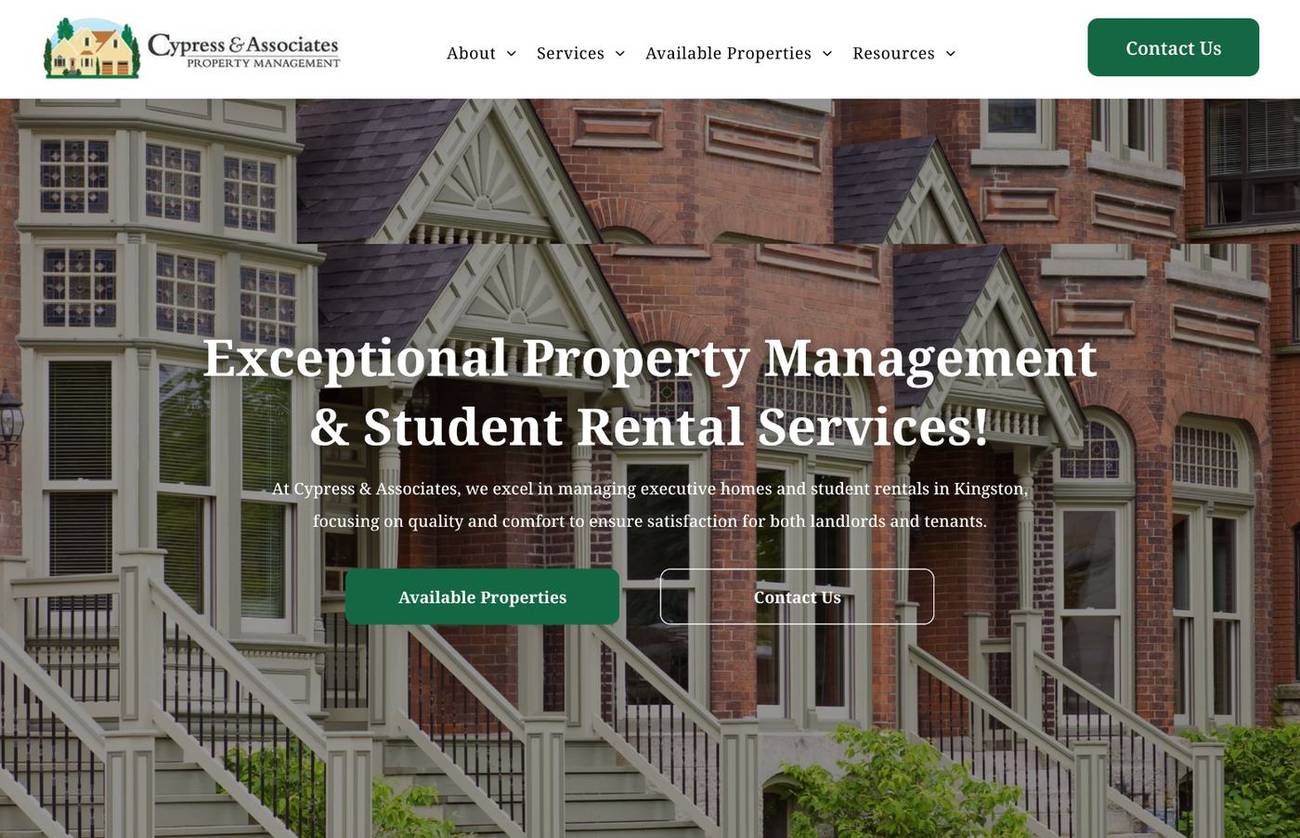 Cypress & Associates website