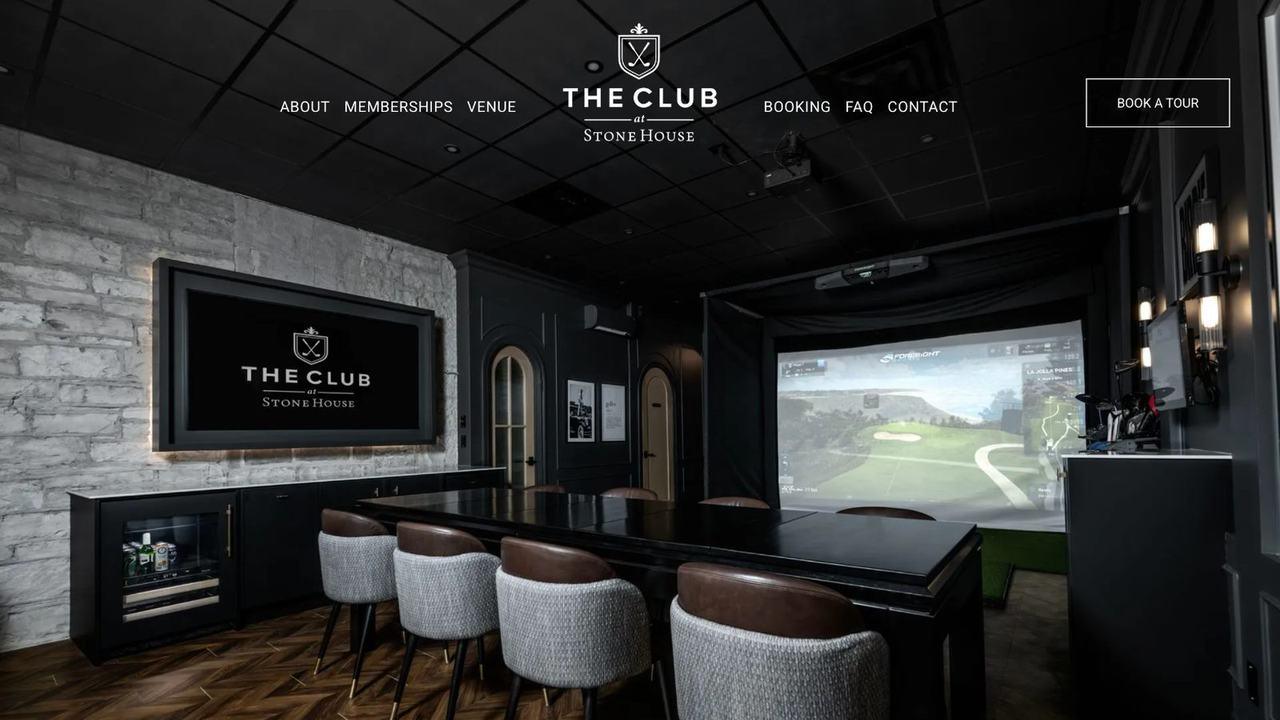 The Club at Stone House website