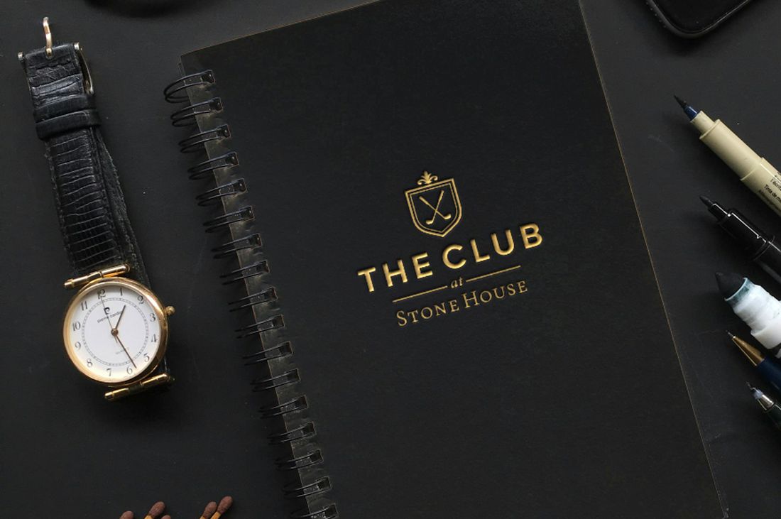 The Club at Stone House logo design · hospitality