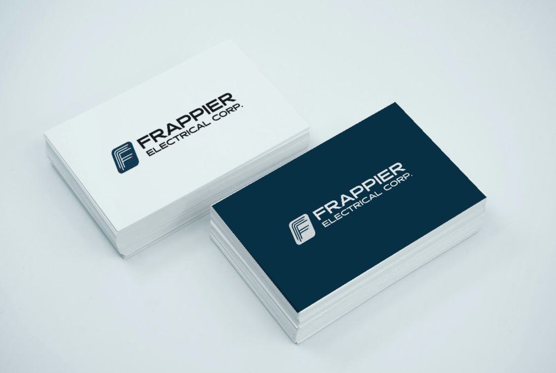 Frappier Electrical Corp. logo design · trades