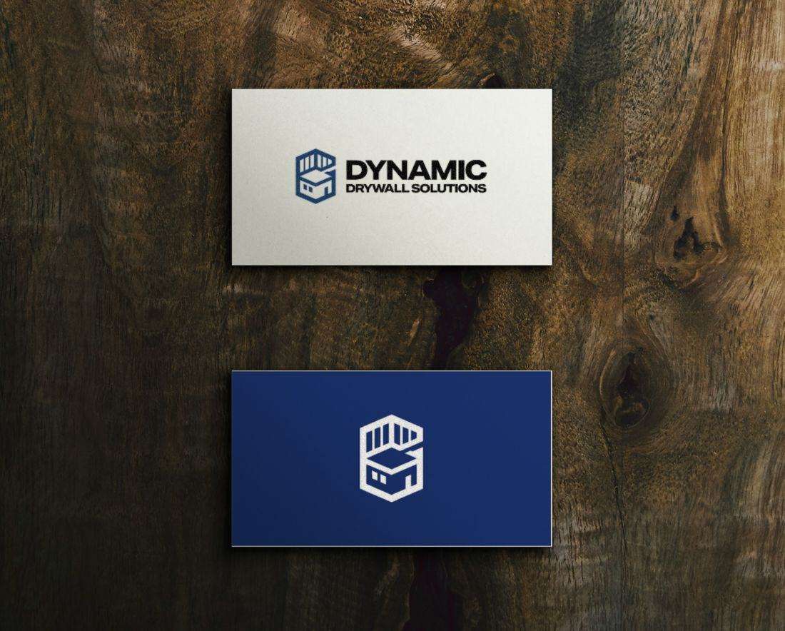 Dynamic Drywall Solutions brand identity · drywall