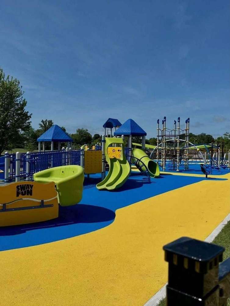 The completed Jumpstart Inclusive Playground at Shannon Park in Kingston