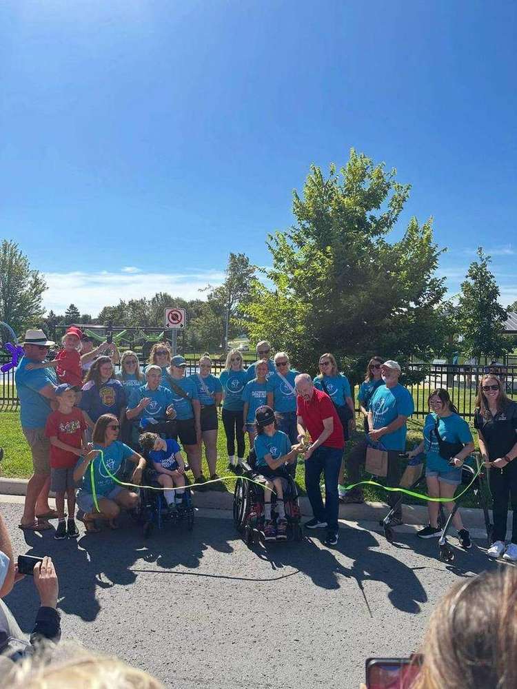 The Inclusive Play Project team on site at Shannon Park