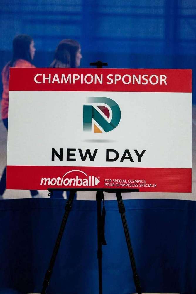 New Day listed as a Champion Sponsor at motionball Kingston