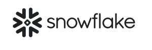 Snowflake company logo with a stylized snowflake icon to the left of the word 'snowflake' in lowercase letters.